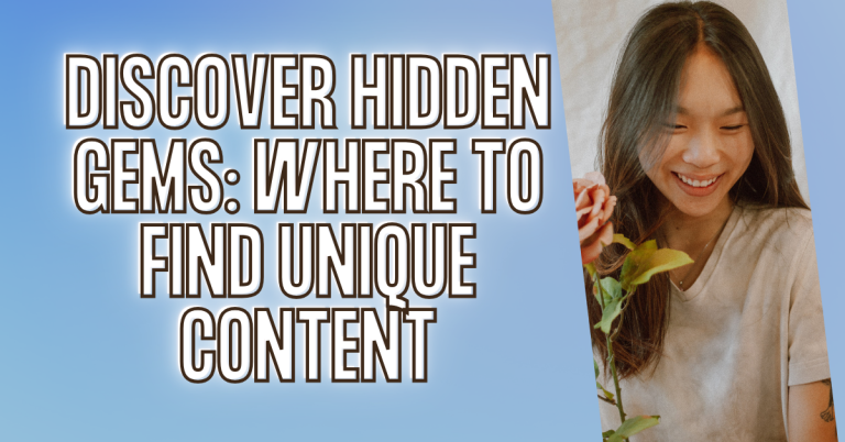 Discover Hidden Gems