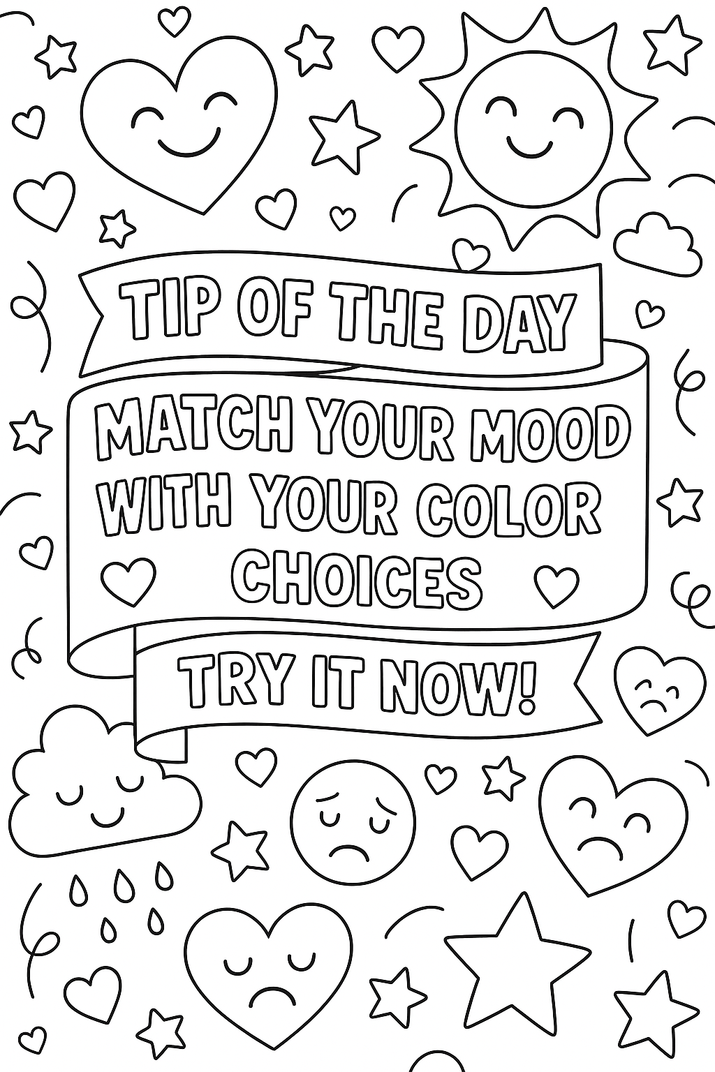 Daily Tip #25 - match your mood with your color choices