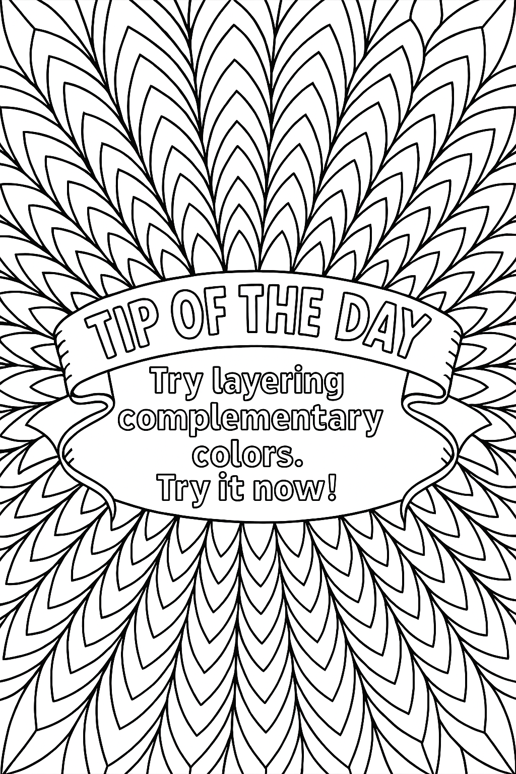 Daily Tip #8 - Try layering complementary colors.