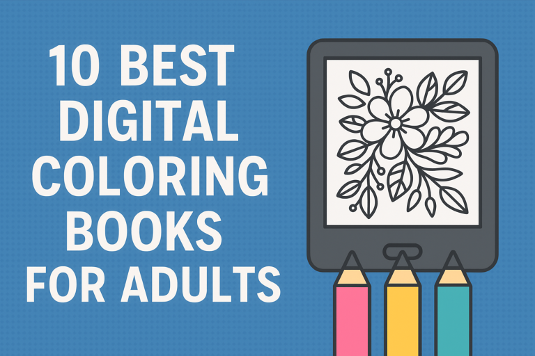 10 Best Digital Coloring Books for Adults (Freebies Included)
