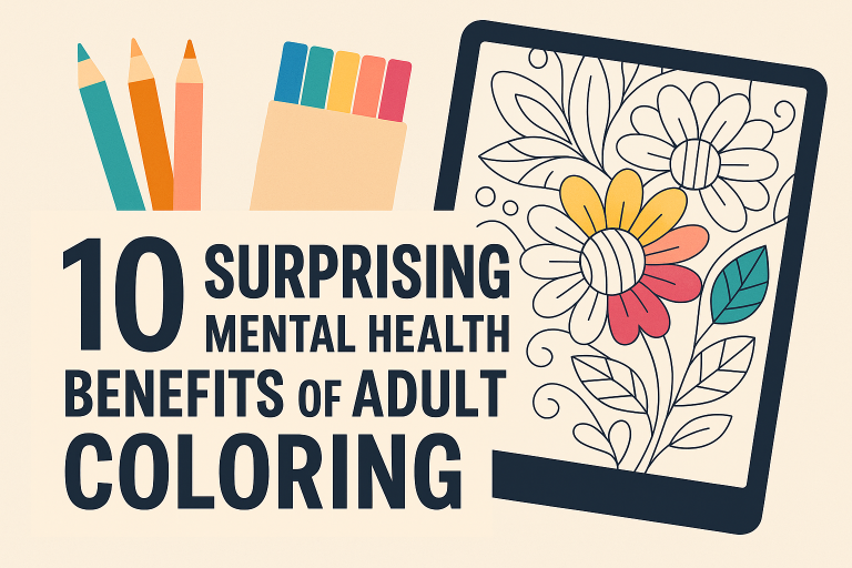 10 Surprising Mental Health Benefits of Adult Coloring