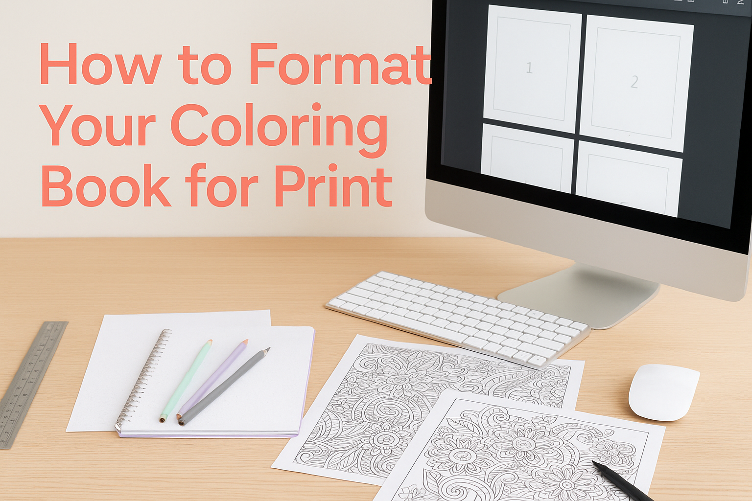 How to format your coloring book for print without design experience