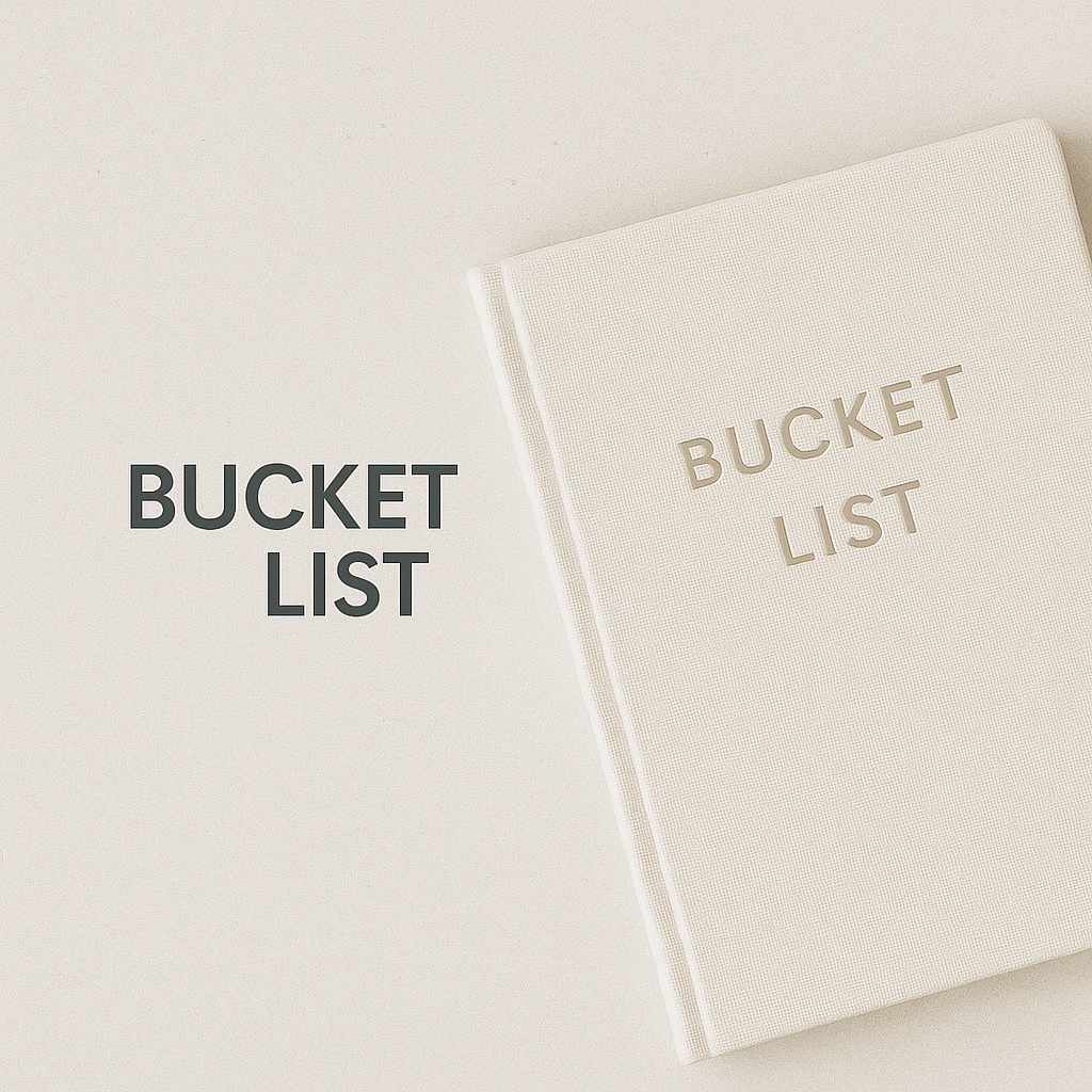 Aspirational bucket list journals that sell on Amazon